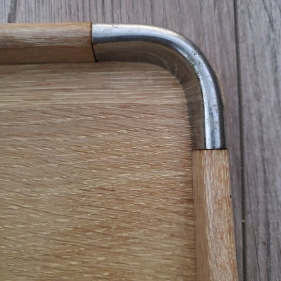 Woodware Like Serving Tray Platter Pheasant Scene Handles Rectangle - Picture 6 of 12